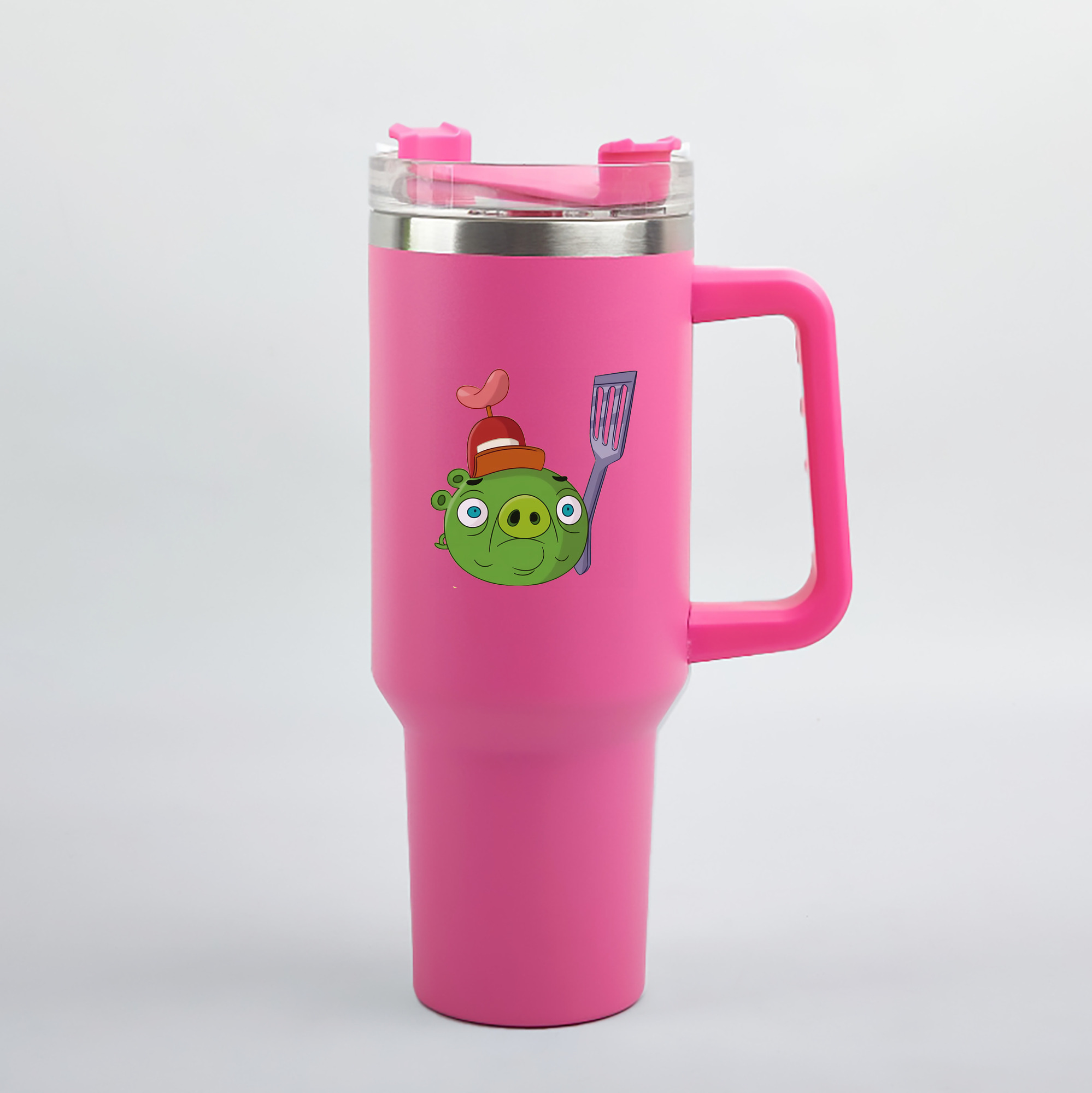 （画像用） Angry Birds アングリーバード 1200mL車用タンブラー（カラープリント）